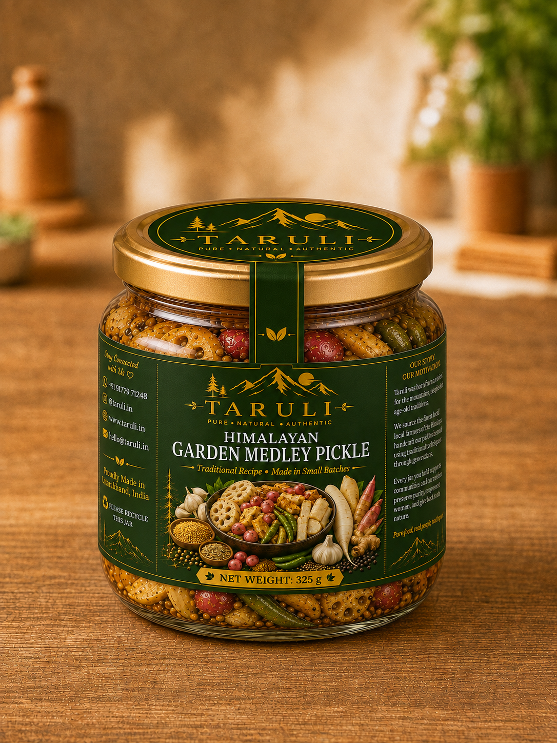 Taruli Himalayan Garden Medley Pickle — 325g