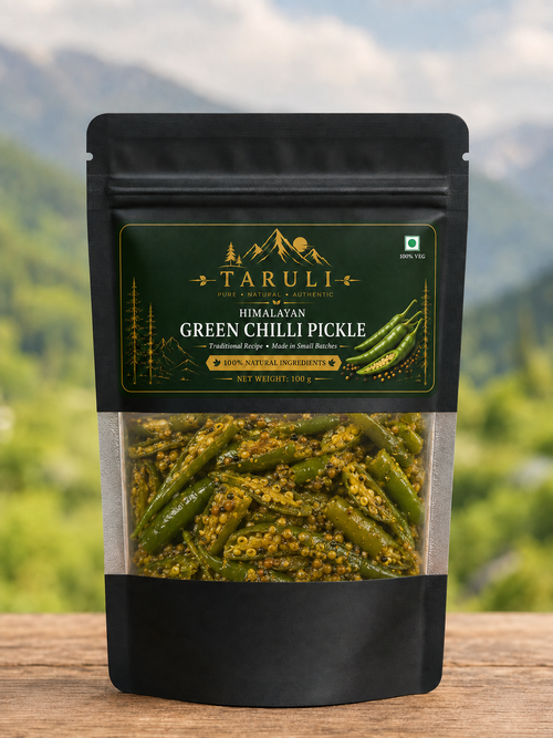 Taruli Himalayan Green Chilli Pickle — 100g
